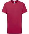 SS620B 613630 Fruit of the Loom Kids Iconic 195 T-Shirt Cranberry colour image